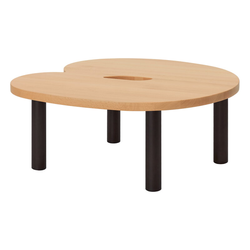Hem Worm coffee table, round, beech - brown, product image