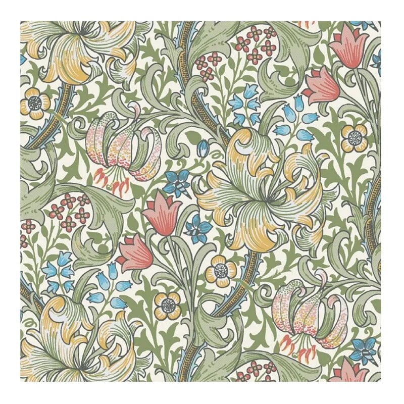 Havi William Morris napkin, Golden Lily, 20 pcs, green, product image