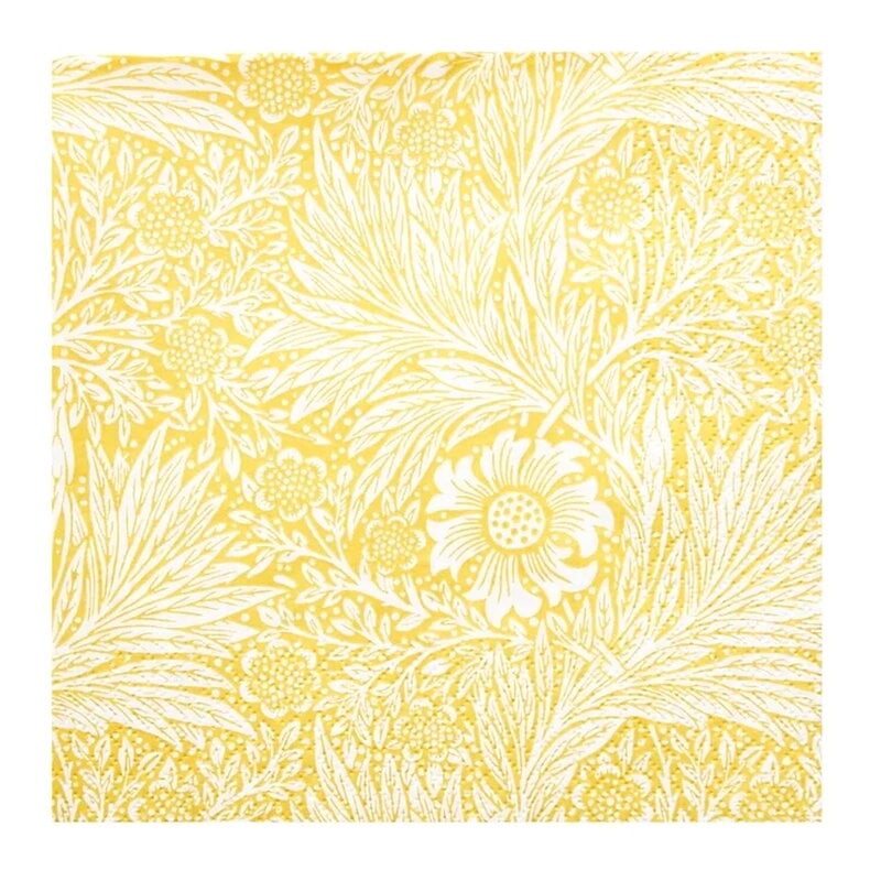 Havi William Morris napkin, Marigold, 20 pcs, yellow, product image