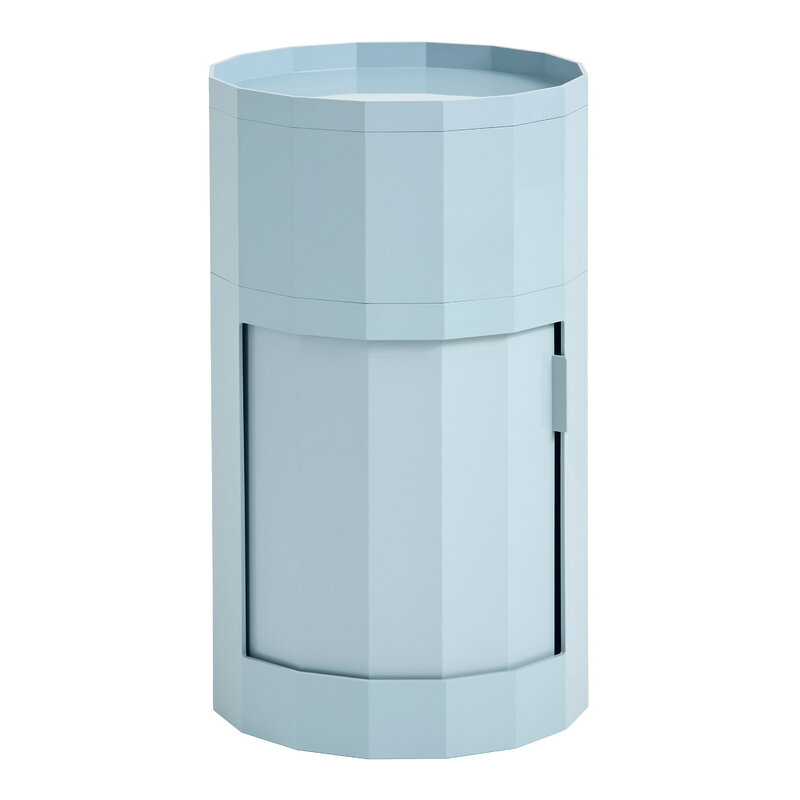 新品未使用 HAY FACET CABINET HIGH ミスティブルー HAY Facet cabinet incl. feet and castors, high, misty blue