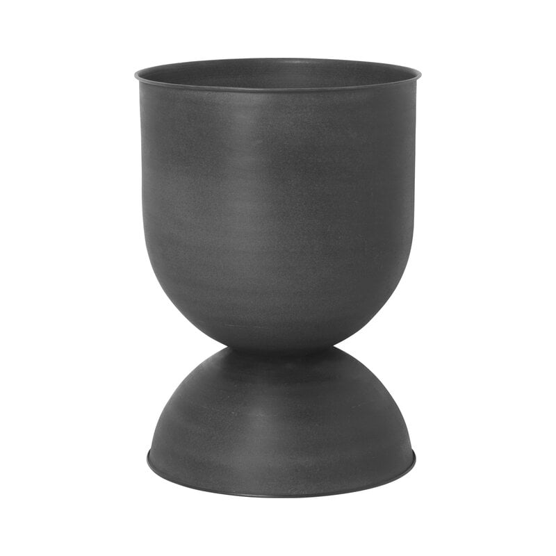 Ferm Living Hourglass pot, M, black, product image
