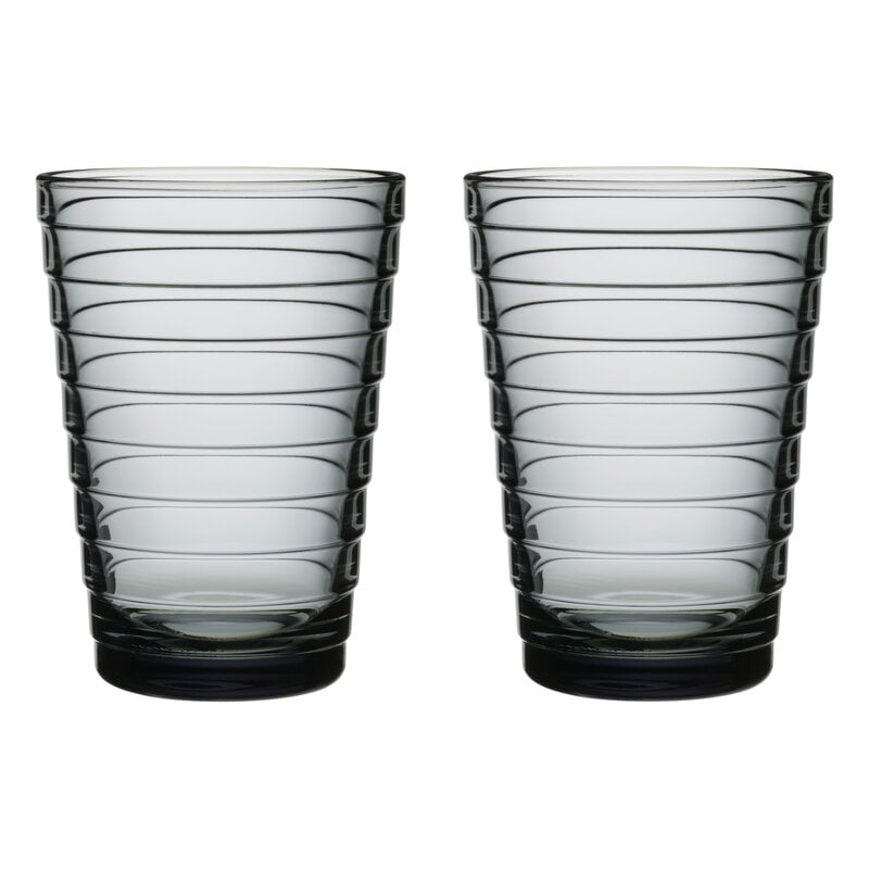 Iittala Aino Aalto glas, 33 cl, 2-pack, grå, produktbild