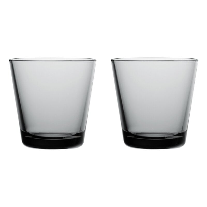 Iittala Kartio glas 21 cl, grå, 2-pack, produktbild