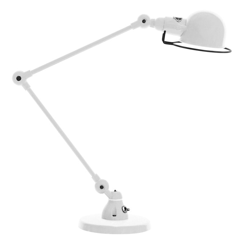 LACQUERED DESK LAMP WITH SWING ARM - Sea green