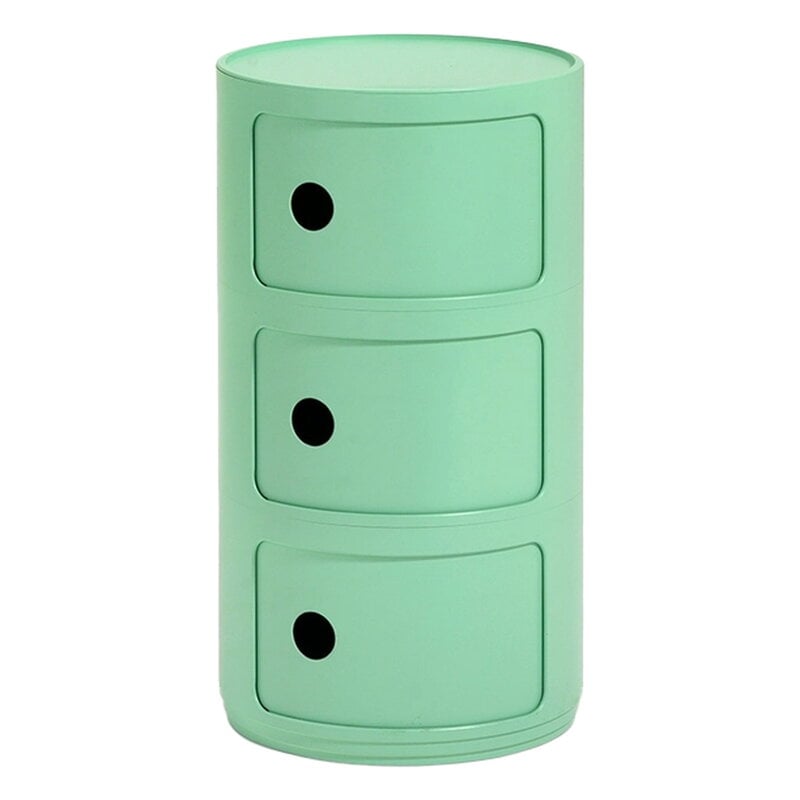 Buy Kartell Componibili Nightstand Classic Small Green by Anna Castelli  Ferrieri