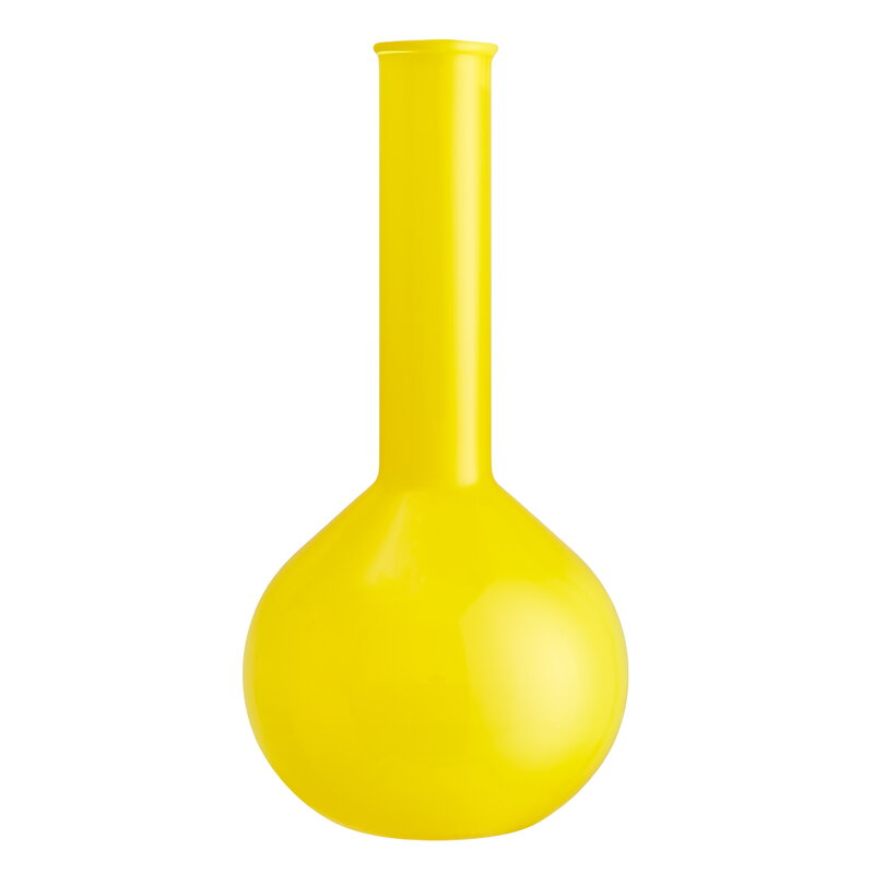 Kosta Boda Lab Round Flask maljakko, 315 mm, keltainen, näkymä 1