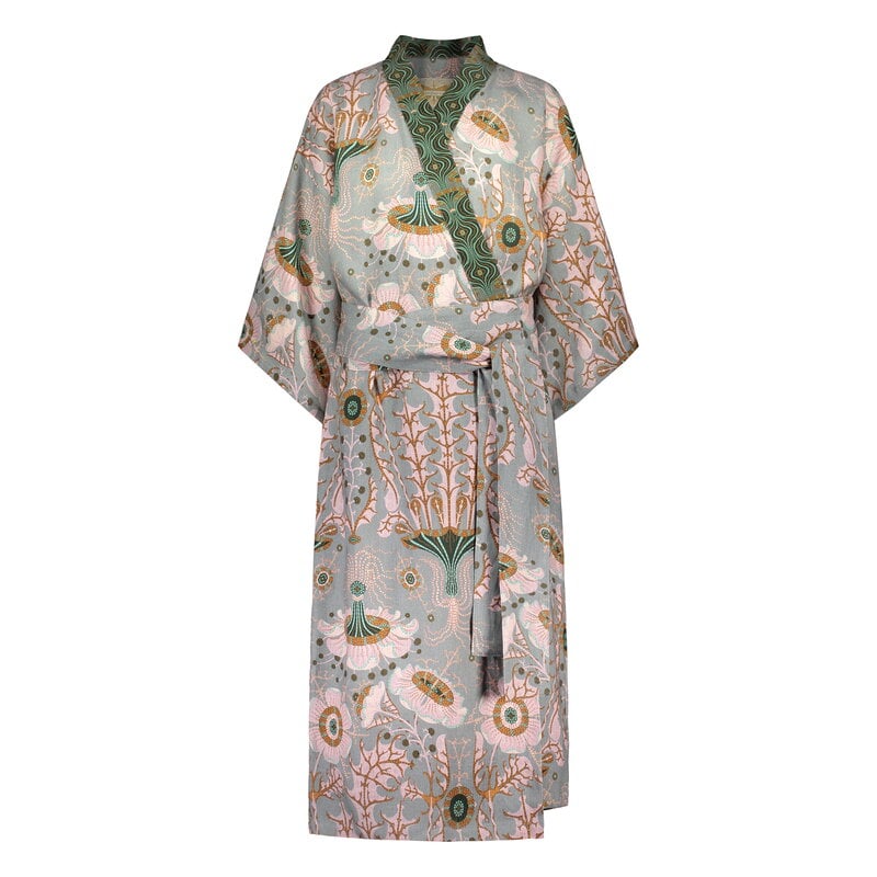 Equinoxe Yukata dressing gown, linen | Finnish Design Shop