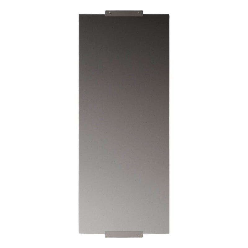 Mirror, 145 x 60 cm, brushed steel