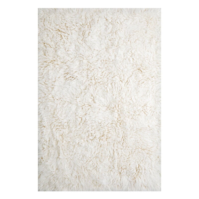 LAYERED Shaggy rug, bone white, view 3