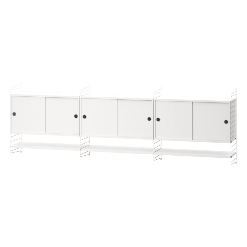 String Living Room E shelving combination, white