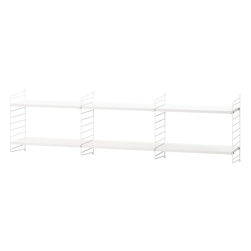 String Living Room O shelving combination, white