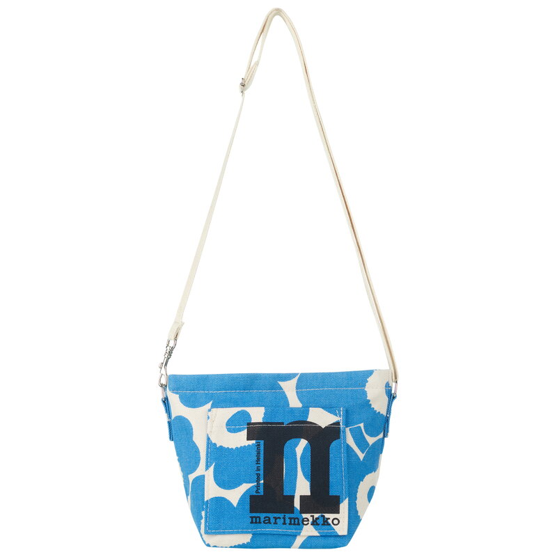 Mono Mini Crossbody Unikko shoulder bag, cotton - light blue | Finnish ...