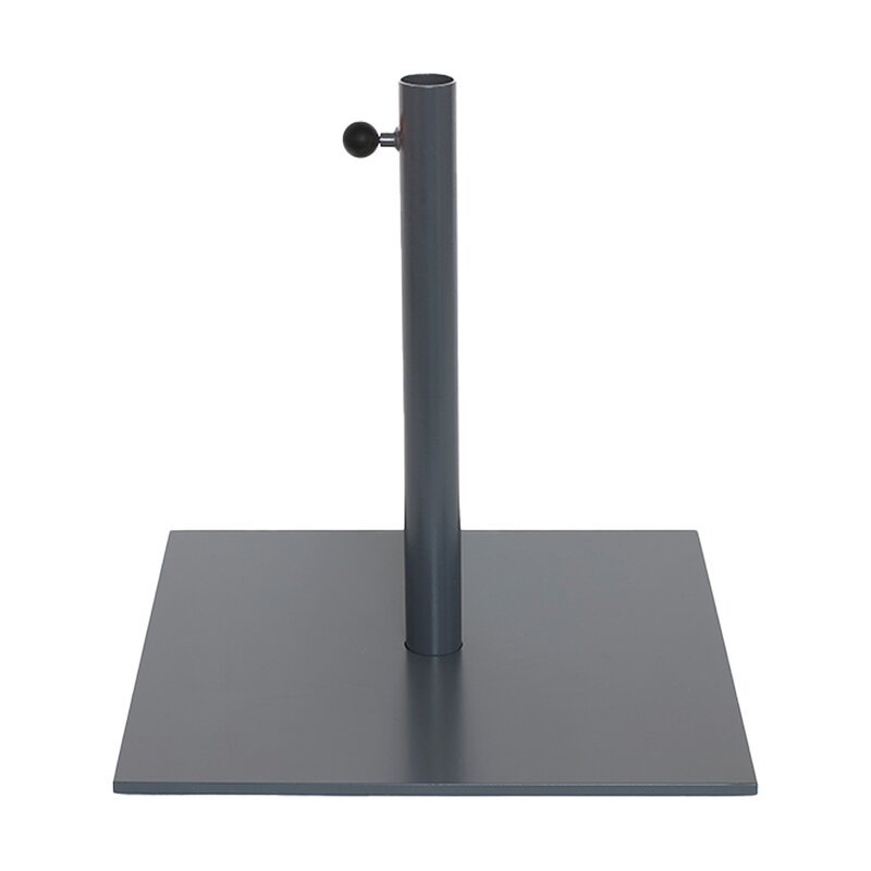 Base Per Ombrellone US Weight 18kg Grigia Per Tavolo Da Patio, Foro 2,5-3,8cm