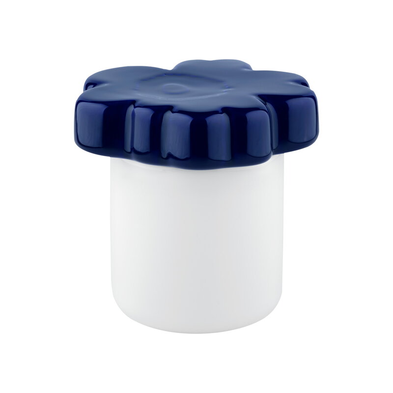 Oiva - Unikko 60th Anniversary collectible, white - dark blue