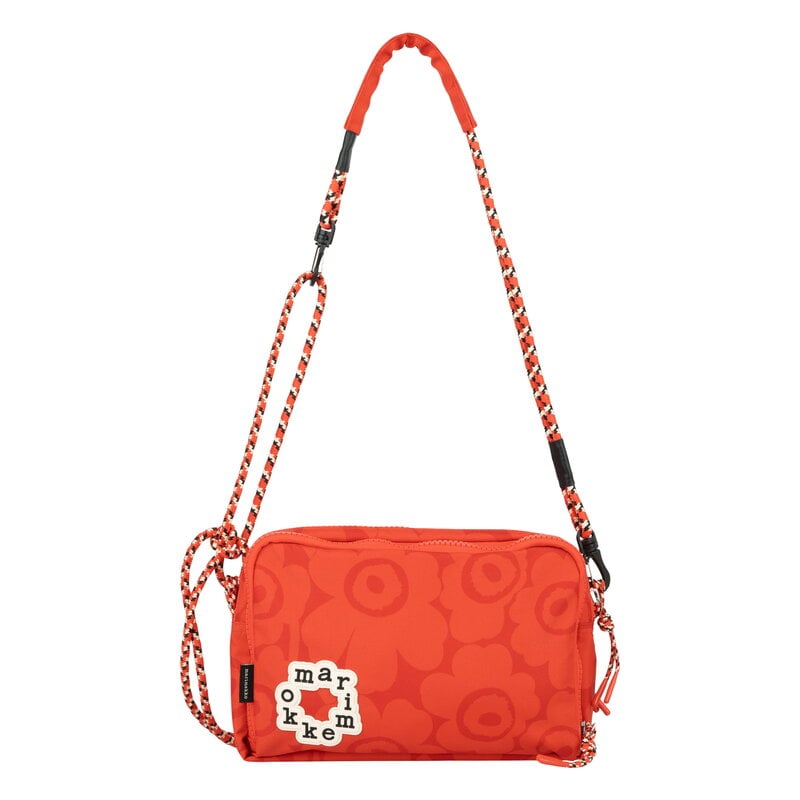 Marimekko Kavari Mini Unikko Kioski shoulder bag, red - dark red