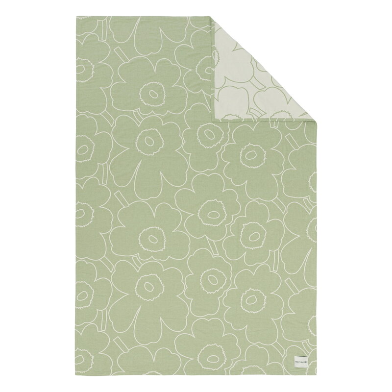 Marimekko Piirto Unikko bedspread, 160 x 260 cm, pear - off-white