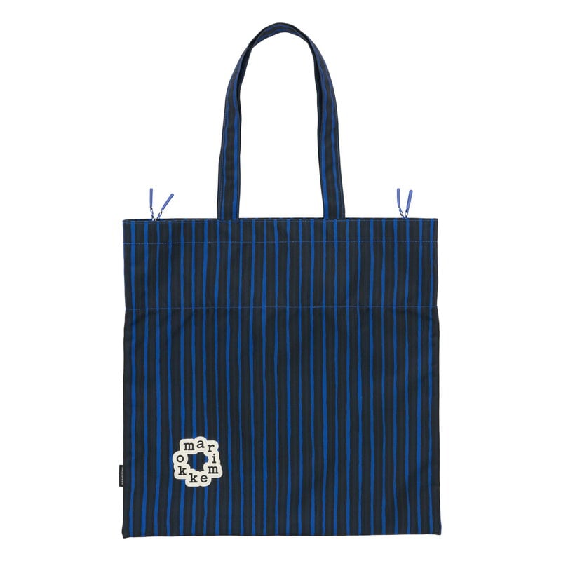 Marimekko Metka Piccolo Kioski shoulder bag, blue - black - dark
