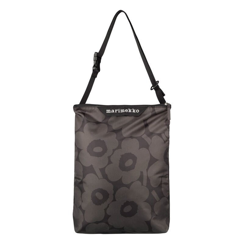 Marimekko Neat Crossbody Unikko shoulder bag, M, dark grey - grey