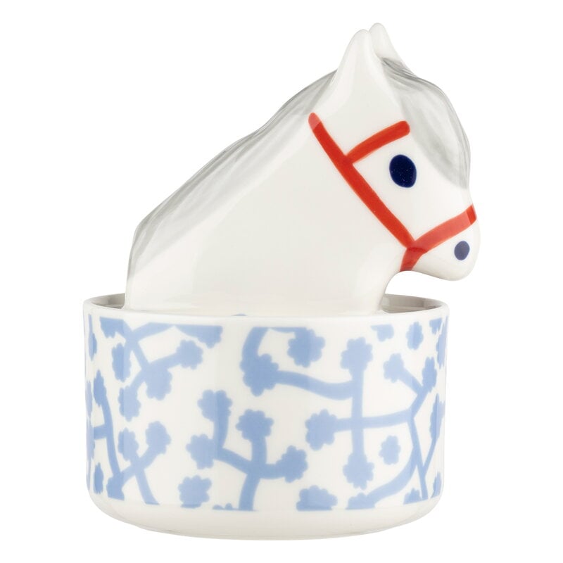 【未使用品】マリメッコ　marimekko　レンピヘッパ　 Lempiheppa Marimekko Lempiheppa collectible box, off-white - orange red