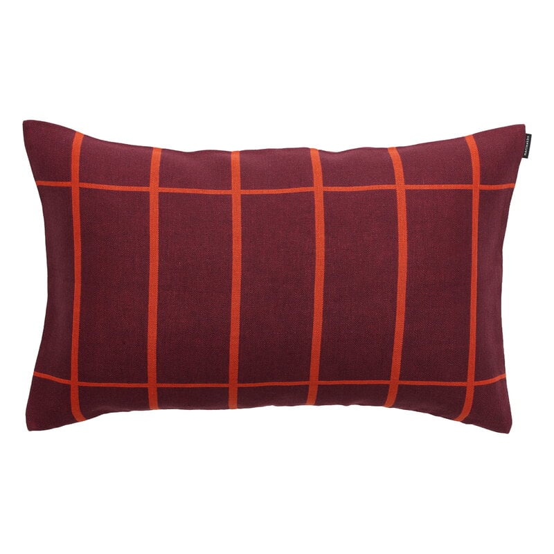 新品 marimekko クッションカバー Tiiliskivi 40×60 Marimekko Tiiliskivi cushion cover, 40 x 60 cm, plum - orange red