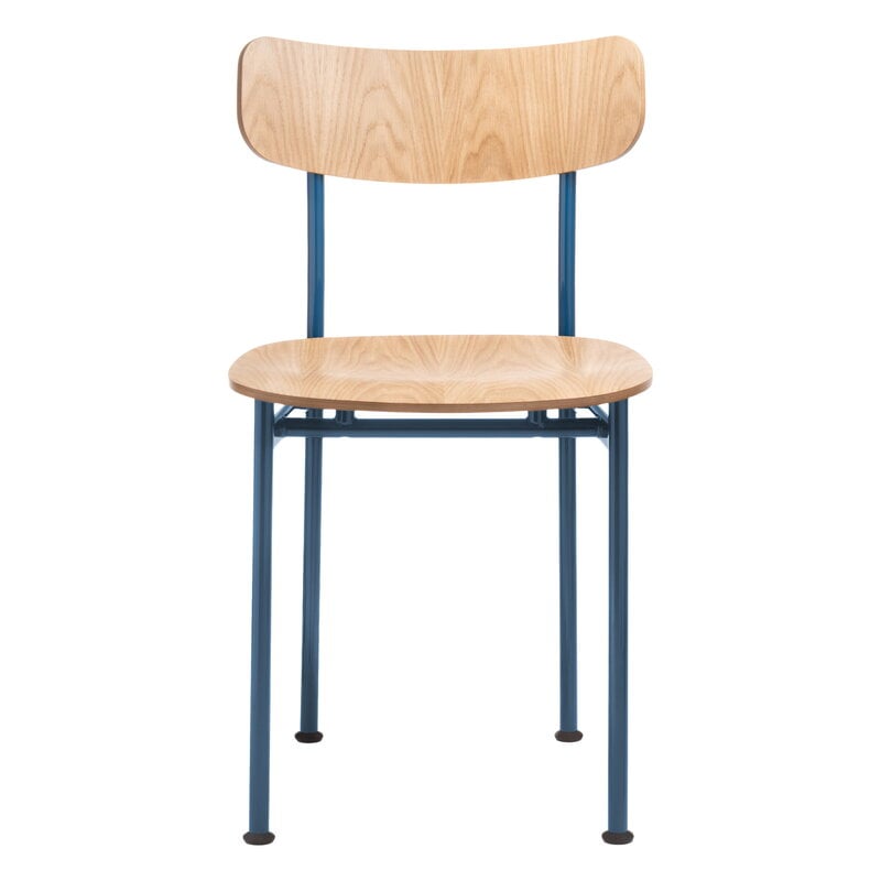 Magis Motta Stuhl, blau - Eiche, produktbild
