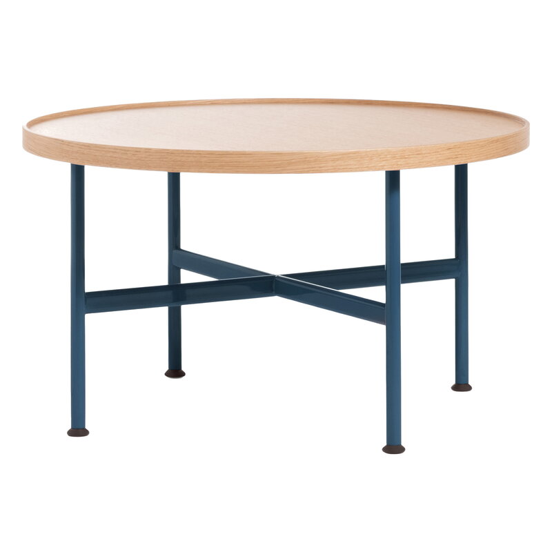 Magis Motta low table, 70 cm, blue - oak, product image