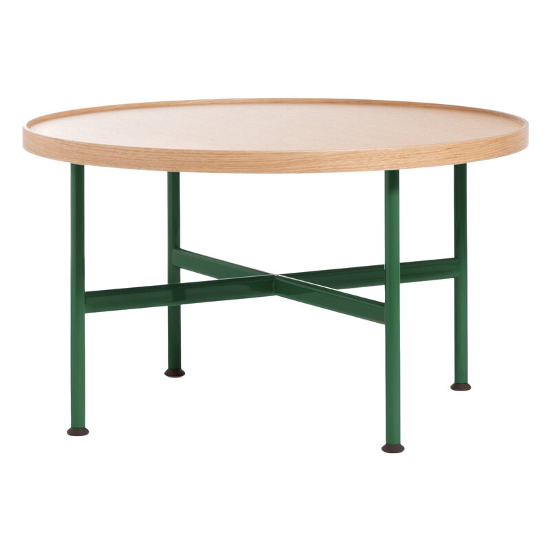 Magis Table basse Motta, 70 cm, vert - chêne, image produit