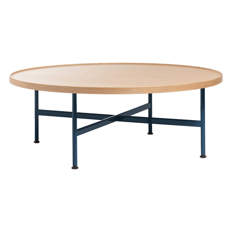 Magis Motta low table, 100 cm, blue - oak, product image