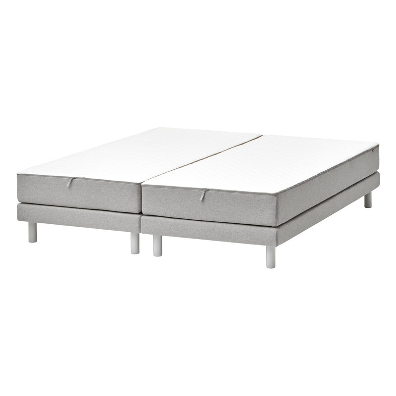 metalen datum Eindig Matri Aina bed, 160 x 200 cm, light grey | Finnish Design Shop