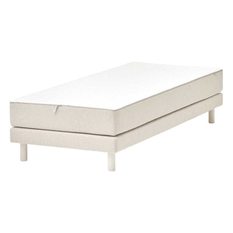 bed, 120 x 200 cm, ivory melange | Design