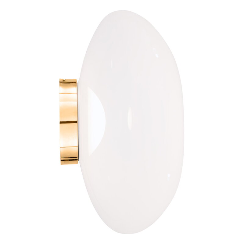 Tom Dixon Melt Surface LED wall lamp, opal - gold, product image