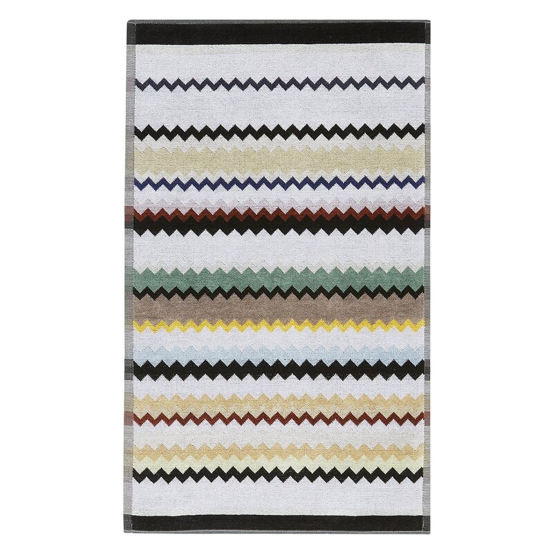 Missoni Home Asciugamano Curt, 40 x 70 cm, 160 nero multicolore, immagine prodotto