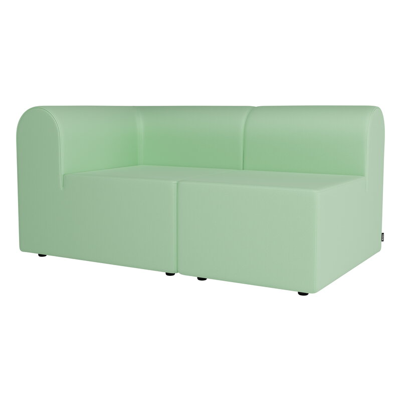 Montana Furniture Paradigm two-seater sofa with open end, right, Hero 912 light green, product image