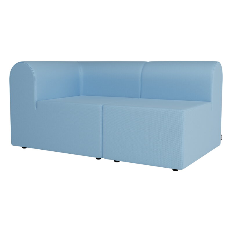 Montana Furniture Paradigm two-seater sofa with open end, right, Nobel 66266 light blue, product image