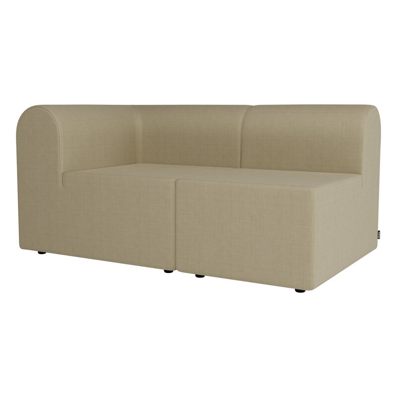 Montana Furniture Paradigm two-seater sofa with open end, right, Technicolour 0210 beige, product image