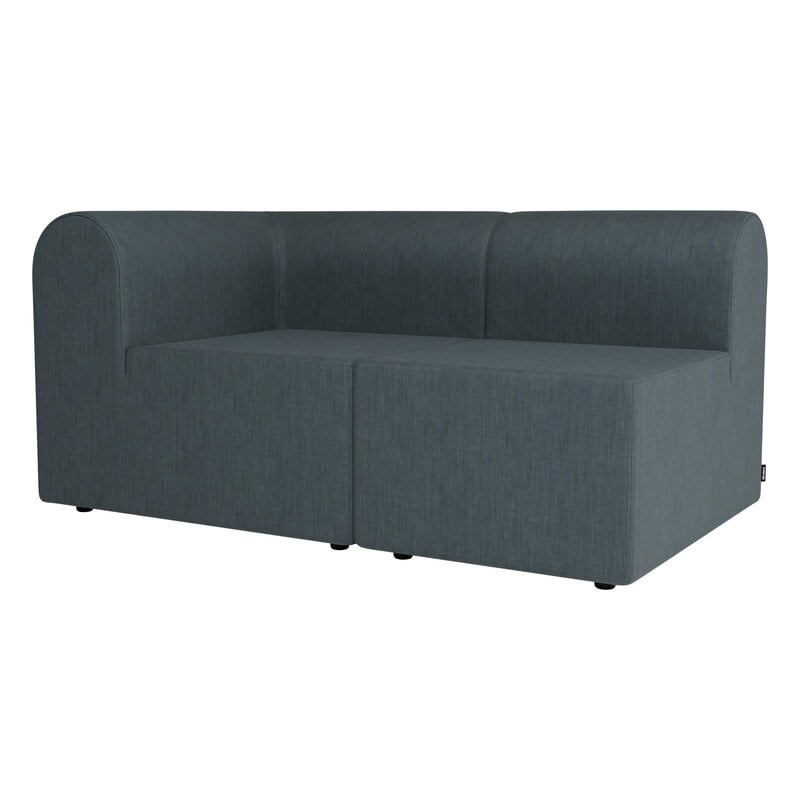 Montana Furniture Paradigm two-seater sofa with open end, right, Technicolour 0860 blue grey, product image