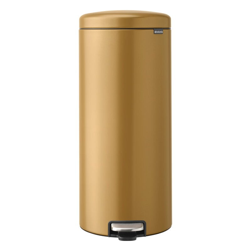 Brabantia newIcon pedal bin, 30 L, warm gold, product image