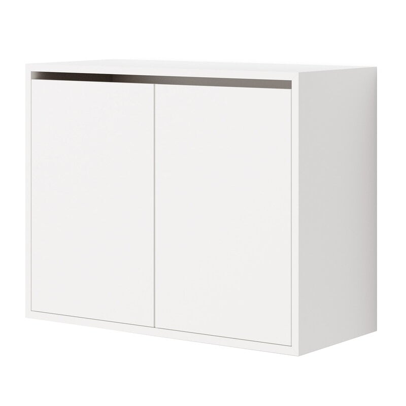 New Works New Works cabinet, tall with doors, white, product image