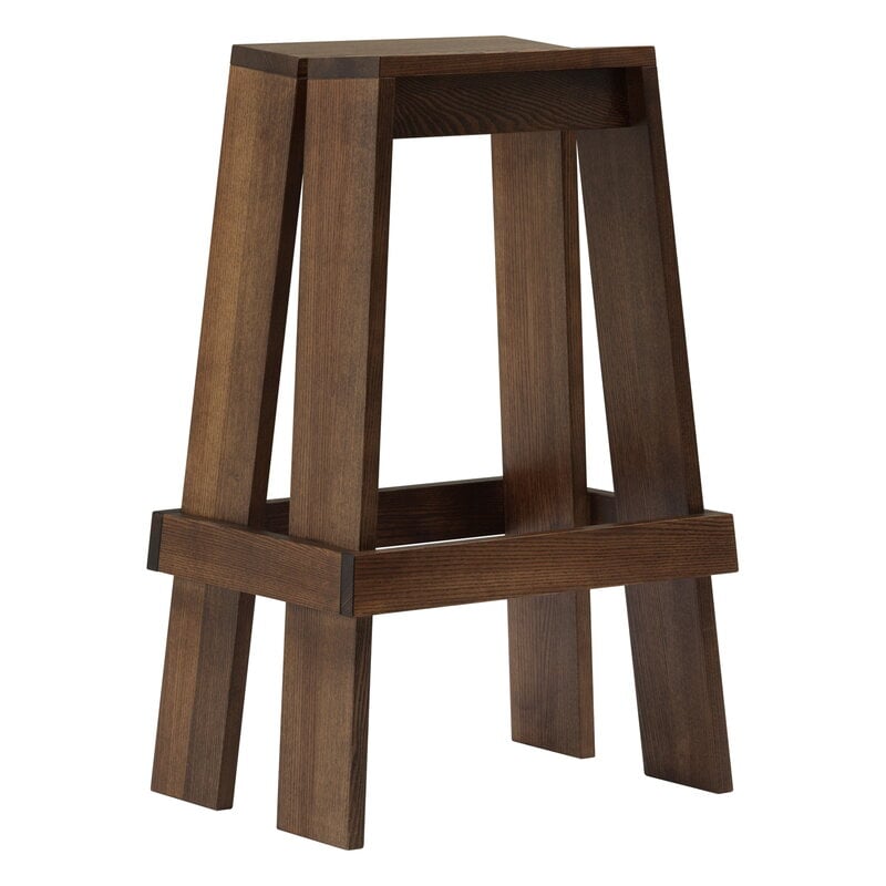 Normann Copenhagen Sgabello da bar Let, 75 cm, frassino tinto marrone, immagine prodotto