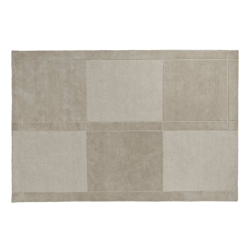 Normann Copenhagen Level rug, warm grey, product image