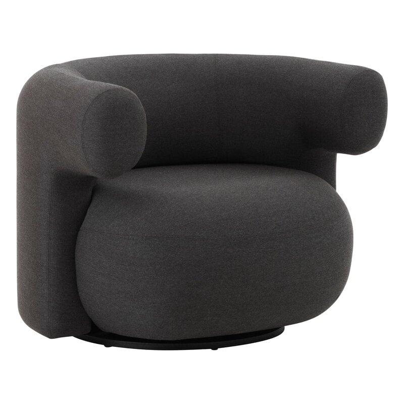 Normann Copenhagen Fauteuil de jardin Burra, pivotant avec retour, Natte châtaignier, image produit