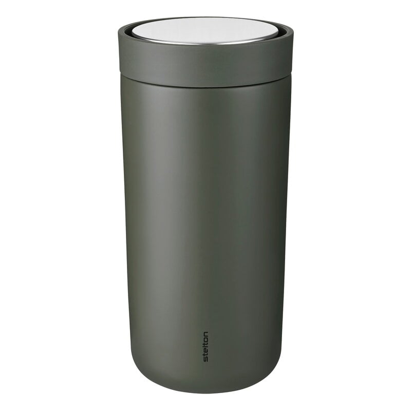 Stelton To Go Click thermo cup, 0,4 L, soft dark forest, product image