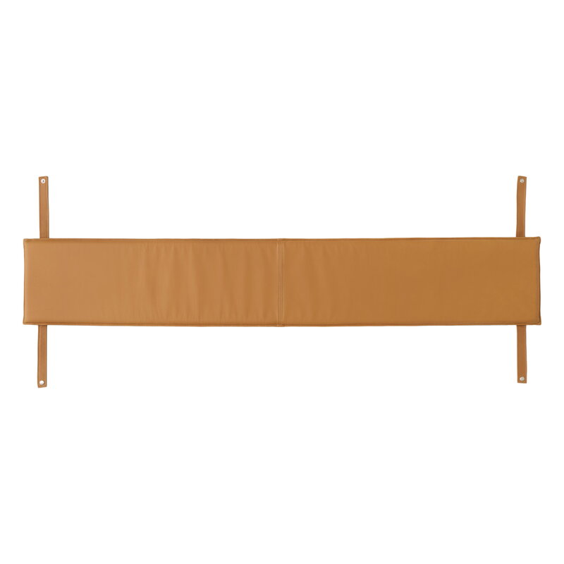 &Tradition Ita OS5 seat pad, 170 x 30 cm, Noble cognac leather, product image