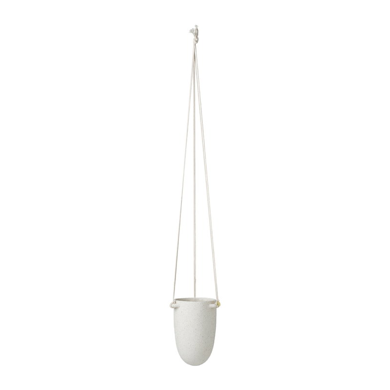 Beukende Wieg vaak ferm LIVING Speckle hanging pot, small, off white | Finnish Design Shop