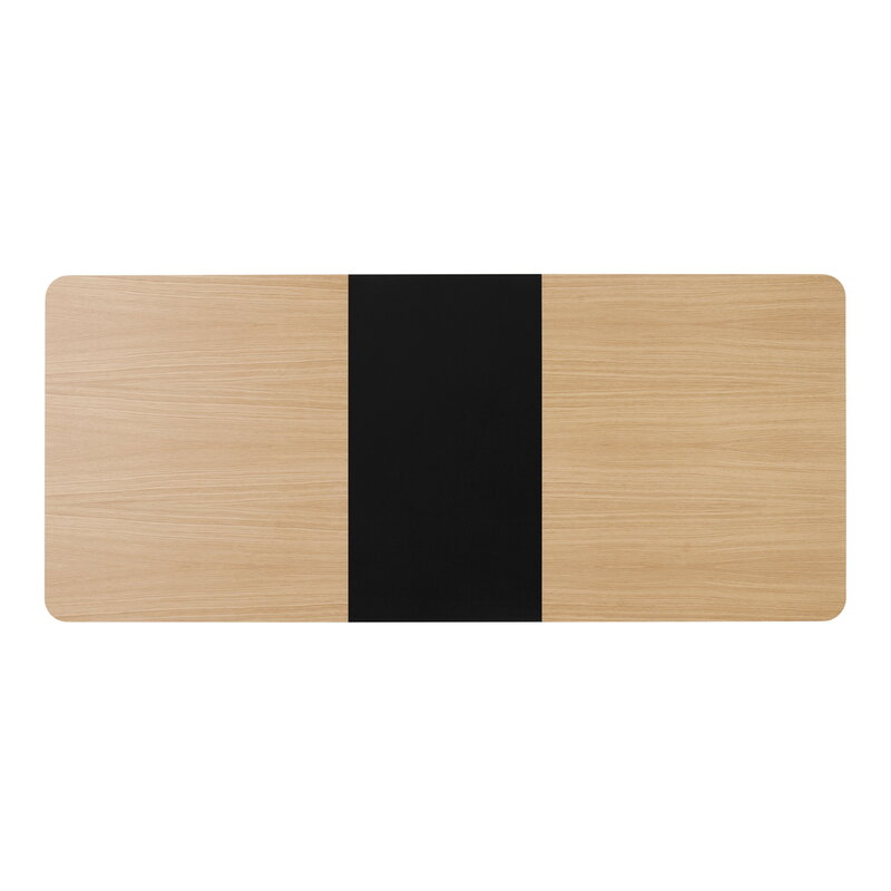 TAKT T18 Arc table, extension plate, 50 cm, black, product image