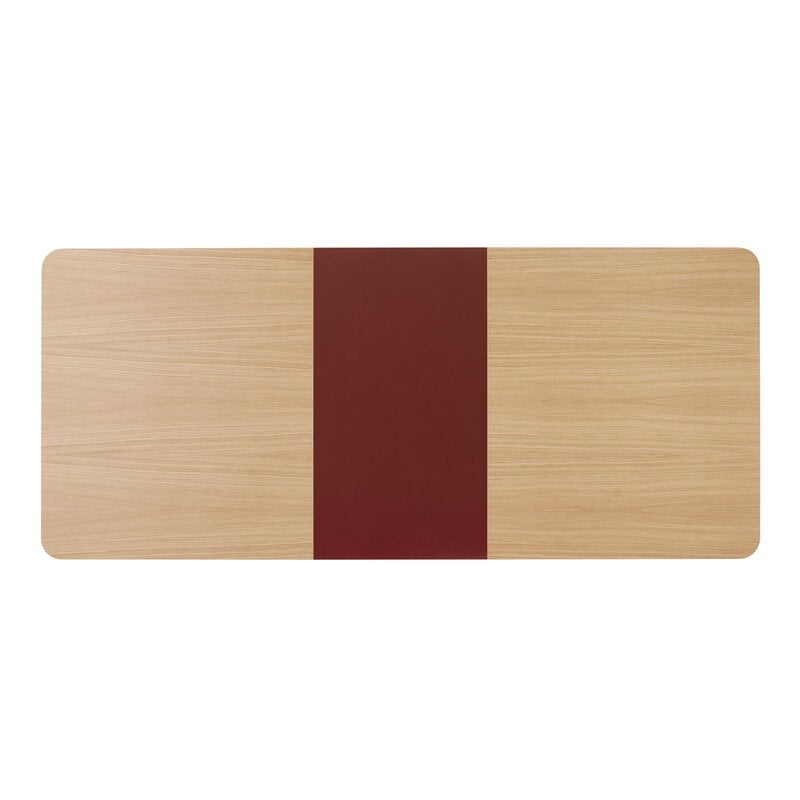 TAKT T18 Arc table, extension plate, 50 cm, deep red, product image