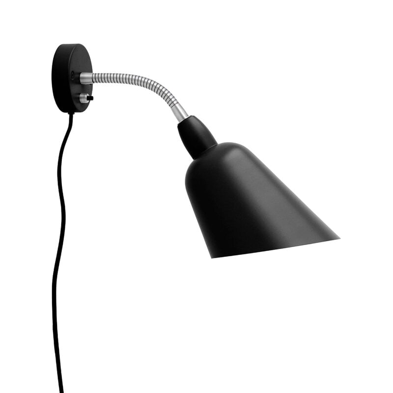 Bellevue AJ9 wall lamp, black - steel | Finnish Design Shop