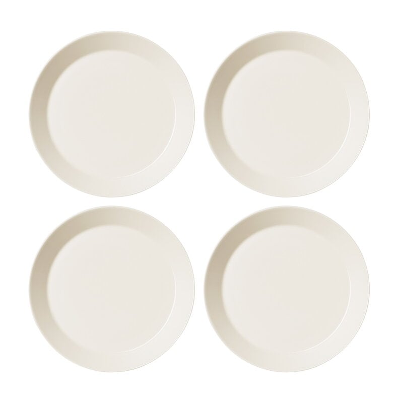 Iittala Teema plate 26 cm, white, 4 pcs | Finnish Design Shop