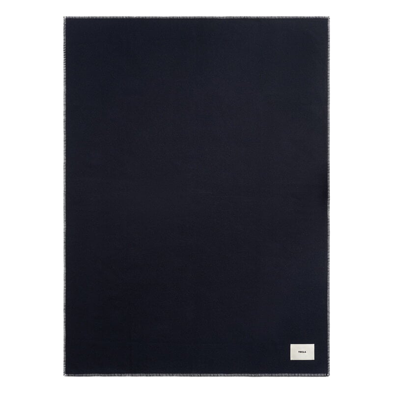 Tekla Lambswool blanket, 130 x 180 cm, dusk blue | Finnish Design Shop