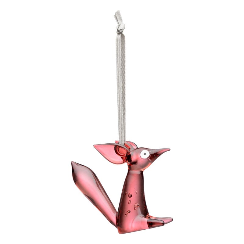 イッタラ　フォクス　vulpes ornament sitting 80mm Iittala Vulpes ornament, sitting, 80 mm, cherry | Finnish Design Shop